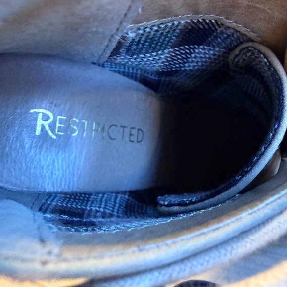 Restricted Tan Lace-Up Booties - Picture 9 of 11